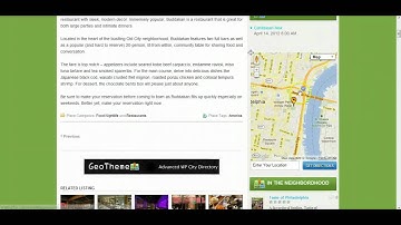 GeoTheme - Google Map V3 - Detail Page