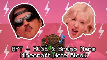 APT - ROSÉ & Bruno Mars / Minecraft Note Block
