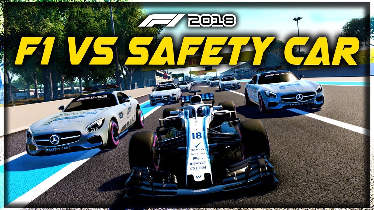 WHAT IF AN F1 CAR RACED A GRID OF SAFETY CARS?! - F1 2018 Game Experiment