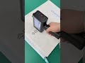 Small handheld inkjet printer for melt-jetting and printing in both text