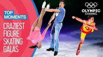 Top 10 Craziest Figure Skating Gala Performances | Top Moments