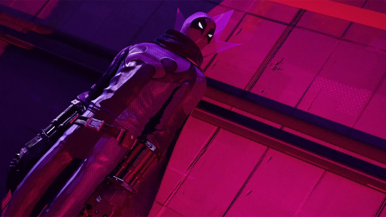 The Prowler Chase Miles - Spider-Man Into The Spiderverse 1080p