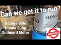 Buy &amp; Sell - 1990s Honda BF30 4 stroke outboard motor!