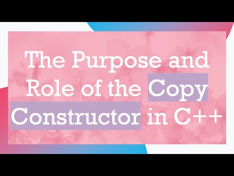 The Purpose and Role of the Copy Constructor in C++