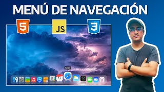 Learn to create a macOS Dock-style navigation menu with HTML, CSS, and JS