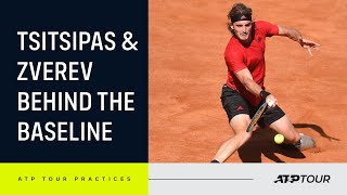 Stefanos Tsitsipas | Alexander Zverev Practice (Court Level) Profile