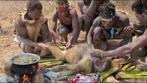 Ancient Hadzabe Tribe Life 🌿 #Real #Africa #villagelife #thehadzabetribeofafrica