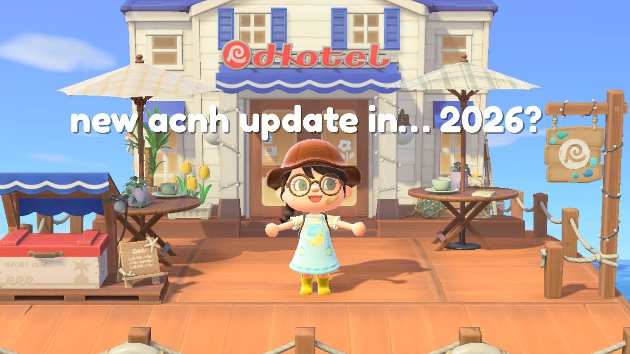 NEW ANIMAL CROSSING UPDATE!!! Explore the new HOTEL with me!!