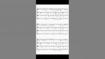 Six Very Easy Pieces nº 3 (Andante) - String Quartet | SHEET MUSIC #sheetmusic  #stringquartet