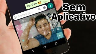 How to put a photo on your cell phone keyboard (WITHOUT APP) screenshot 3