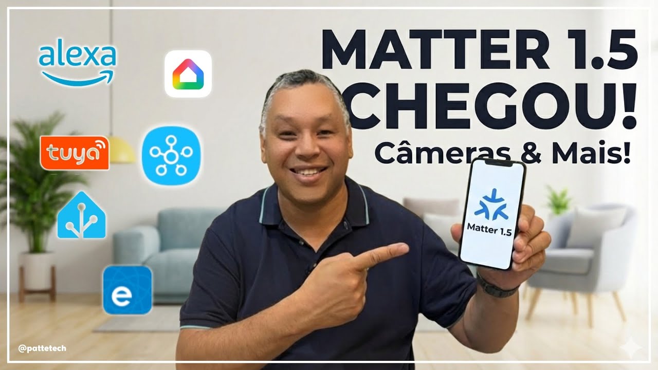 DEPOIS DO ZIGBEE 4.0... CHEGOU O MATTER 1.5! (FINALMENTE CAMERAS, GARAGEM, CHUVA E +)