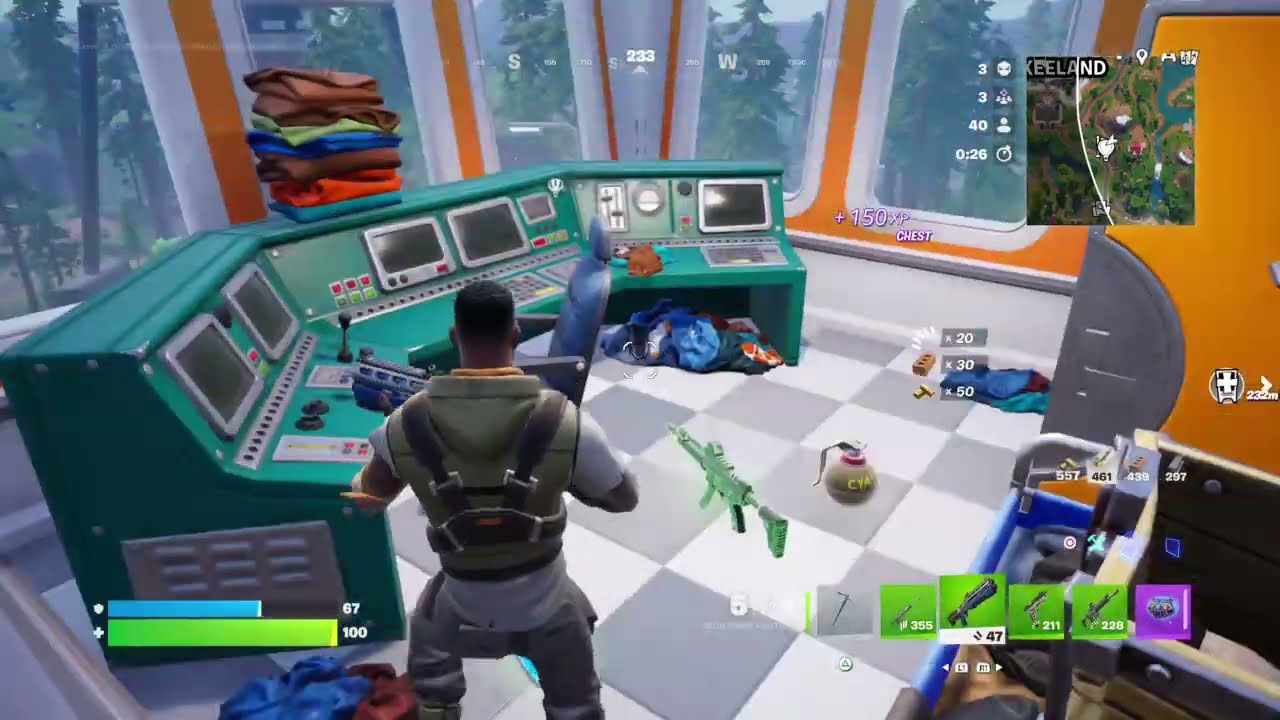 Fortnite WILLIAM-2-00-5 Legendary Lockon Assault Riffle A Grassy Hill