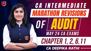 Revision of CA Intermediate Audit | New syllabus | Chapter 1,2,6,11 | | CA Deepika Rathi