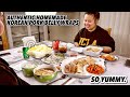 AUTHENTIC HOMEMADE KOREAN PORK BELLY WRAPS 보쌈 BOSSAM WITH OYSTER MUKBANG 먹방 EATING SHOW! !