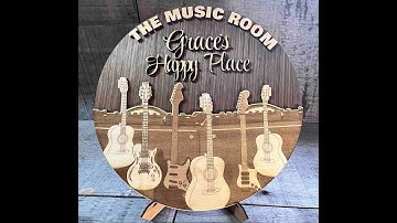Wooden Dual Layer Custom Music Room Signs