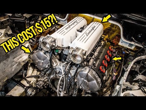 I Made My Cheap Lamborghini’s Engine Look Like It’s Worth $50,000 Again