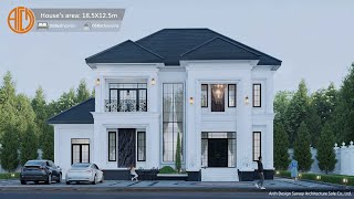 AD - 02Storey House: 18.5X12.5m