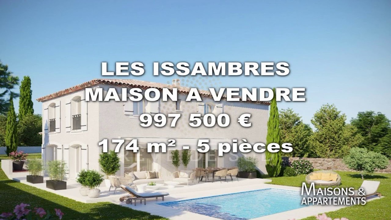 LES ISSAMBRES - MAISON A VENDRE - 997 500 € - 174 m² - 5 pièces video phone beyonce mp3