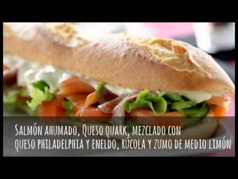 bocadillo de salmon con philadelphia