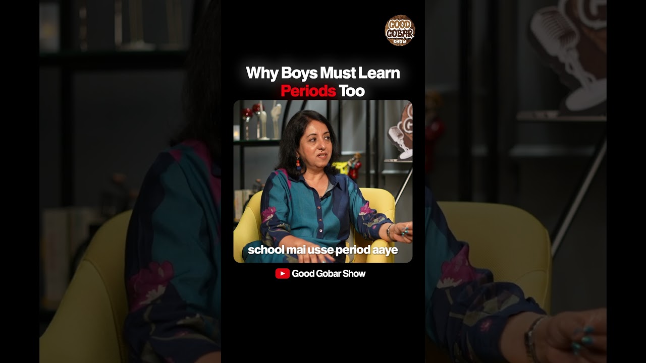 Why must boys learn about periods too?