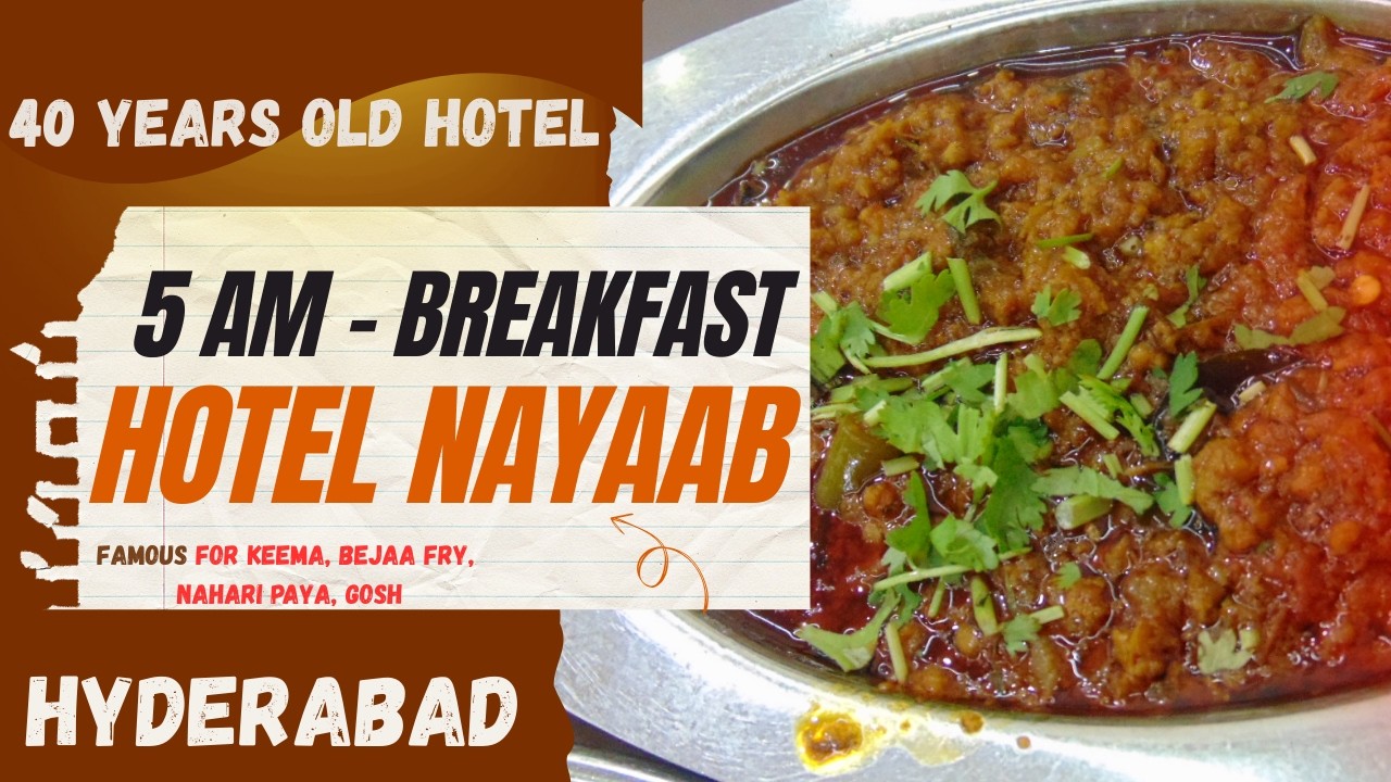 5 AM Non Veg Breakfast In Hyderabad | Nayaab Hotel | Delicious Food #nayaab #breakfast #foodvlog