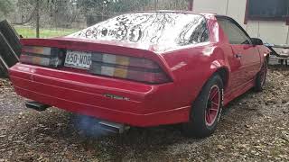 1989 camaro rs 305 v8 cold start