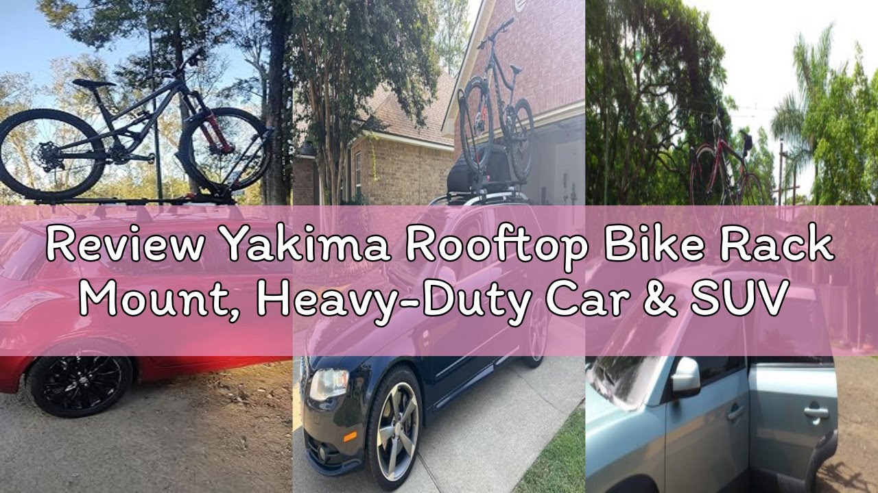 Review Yakima Rooftop Bike Rack Mount, Heavy-Duty Car & SUV Roof Carrier, FrontLoader, Black - Bicyc