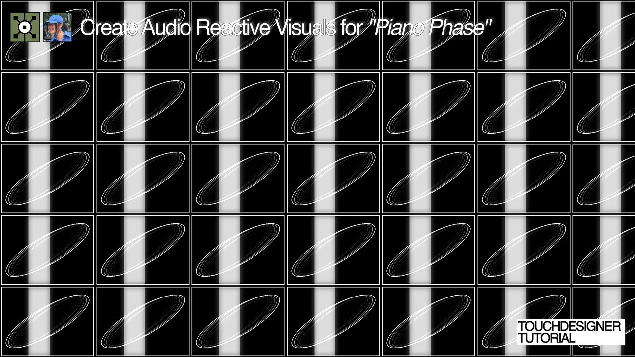 audio reactive visualizer for piano phase | tutorial