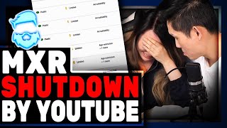 Youtube Destroys Mxr Plays Youtube Channel With Zero Explanation