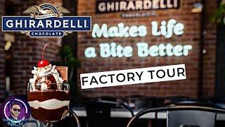 The Ghirardelli Chocolate Factory: Tour, Walkthrough, and Review in San Francisco, California