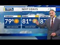Cooler temps and clear skies ahead for Thursday and Friday-Bob Jeswald 5/13/2026