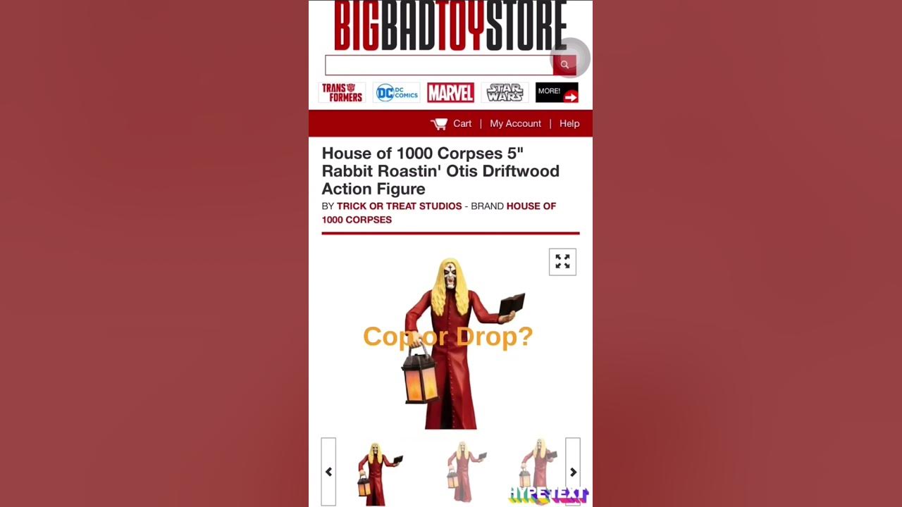 Trick or Treat Studios | House 1000 Corpses | Otis Driftwood | Preorder | #shorts