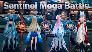 HSIN VS JINHSI VS CARTETHIYA VS AEMEATH | HSIN DMG SHOWCASE - Wuthering Waves