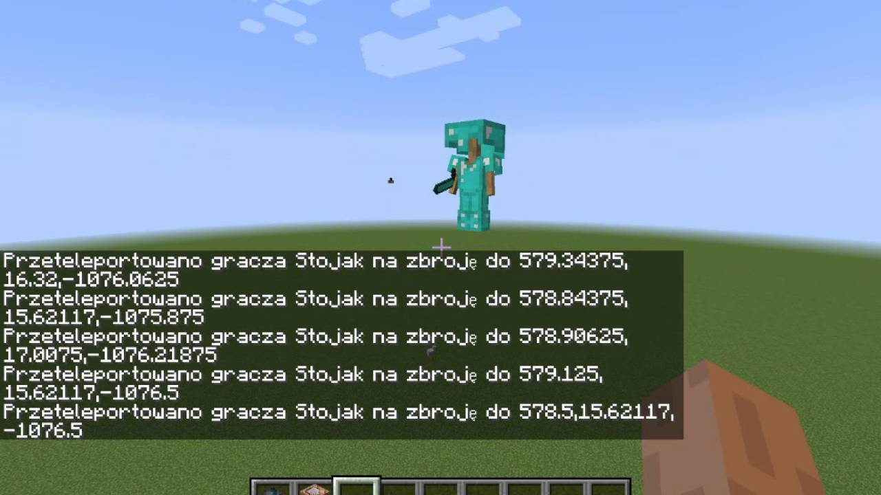 Minecraft Komendy 1 Poradnik dla początkujący + Armor Standy! YouTube