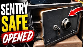 Sentry safe opened without drilling.