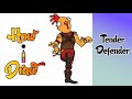 Fortnite Tender Defender Drawing