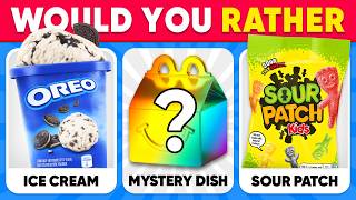 Would You Rather...? Mystery Junk Food Edition 🍨🍫🌈 2026 Food Picks | Daily Quiz screenshot 2