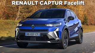 New Renault Captur facelift 2024 officially revealed! First Look (Interior, Exterior)