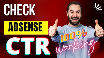 How to check CTR in new AdSense | check CPM, RPM, CTR and YouTube earning in 2022.