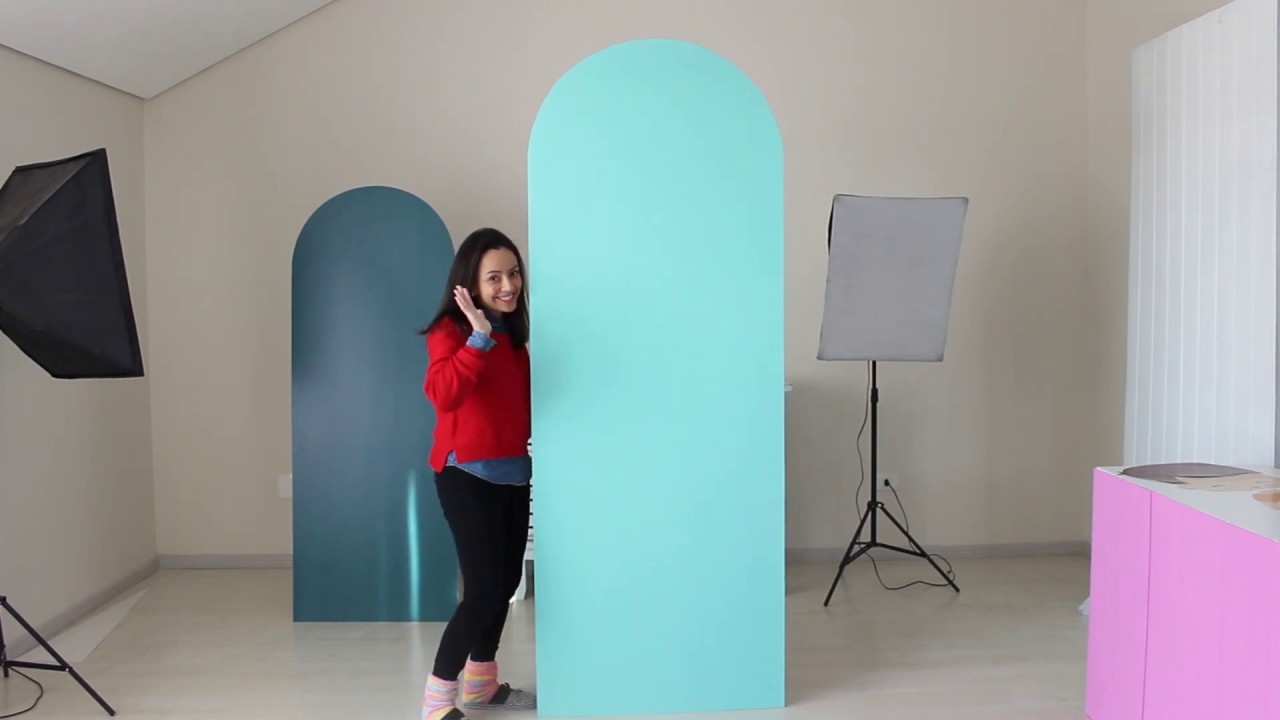 COMO FAZER UM PAINEL COM ARCO EM CASA