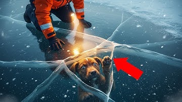Redding van bevroren puppy: vast onder het ijs | Wild Echoes Studio