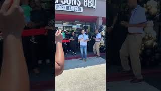 Odom & Sons BBQ Grand Opening Recap - Ribbon Cutting Ceremony! 🔥🍖