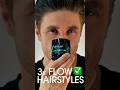 3 flow hairstyles ✅✅✅ #hairproducts