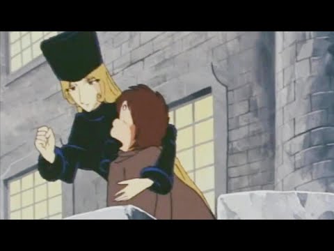 メーテルの強引な鉄郎の抱え方【銀河鉄道999】