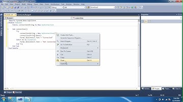 How to connect SQL Server 2008 R2 to Microsoft Visual Studio 2010 using VB.net