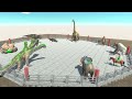 ⚡ BATTLE ROYALE with HP Bar - 🦖 Animal Revolt Battle Simulator 🦕