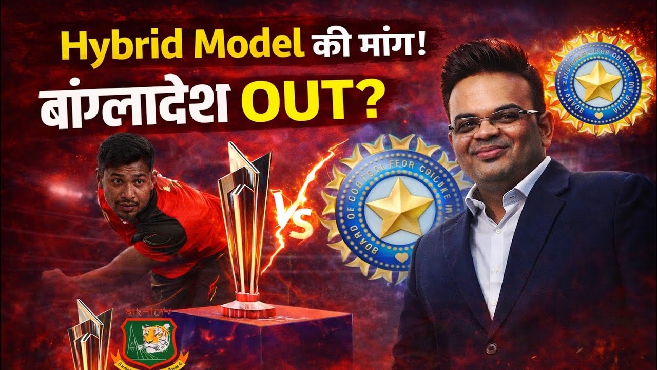 2026 T20 World Cup से बाहर होगा बांग्लादेश? | Hybrid Model पर ICC–BCCI आमने-सामने