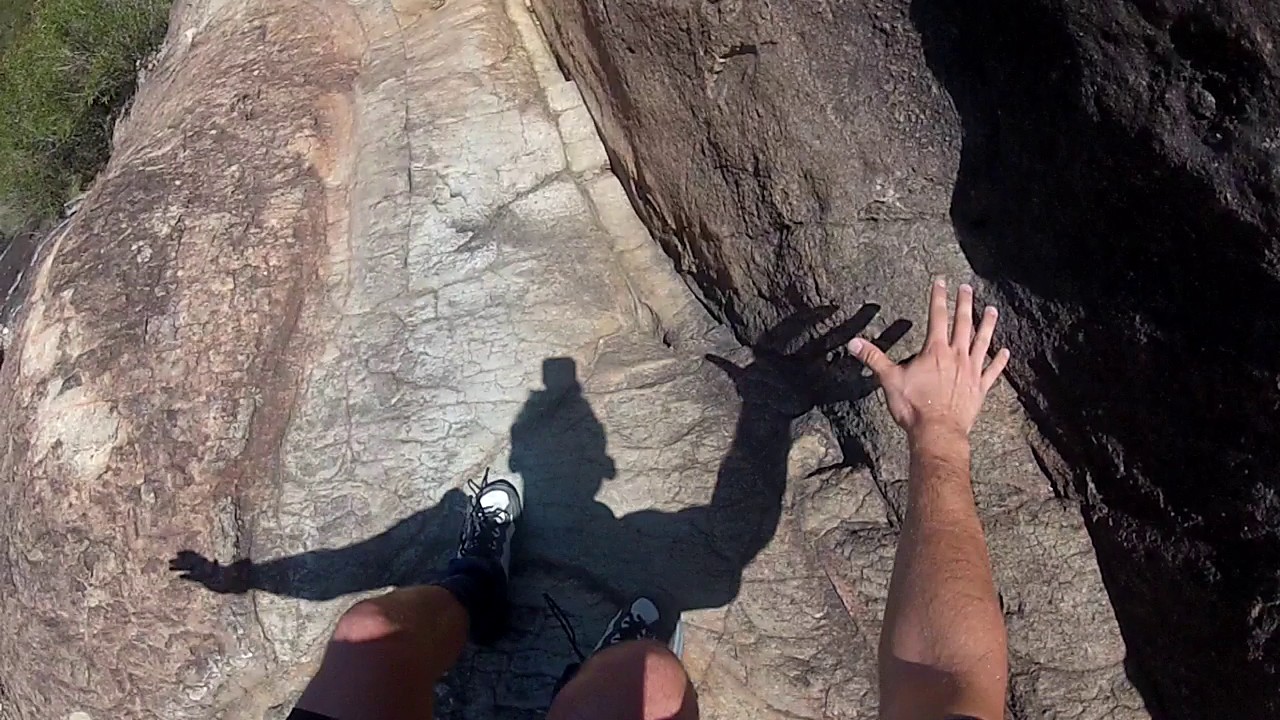 Mt Beerwah full descent run in 