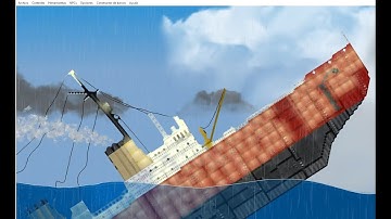 The sinking of the MV Borealis ship after explosions - Floating sandbox