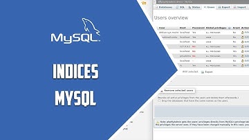 MYSQL – Índices – Video 32